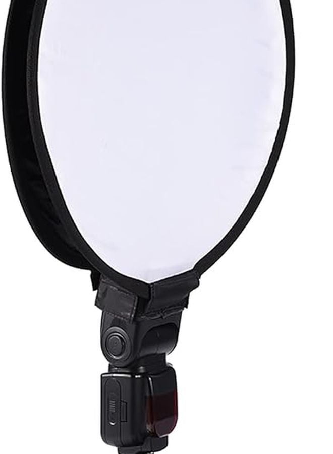 قابل للطي 40 سم صندوق ضوئي محمول طبق تجميل فلاش سبيدلايت موزع ضوء فيلم فضي بالداخل - Image 1